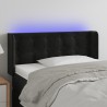 Tête de lit à LED Noir 103x16x78/88 cm Velours 622020622020