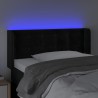 Tête de lit à LED Noir 103x16x78/88 cm Velours 622020622020