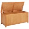 Boîte de rangement 110 x 45 x 45 cm Bois de chêne massif 622022622022
