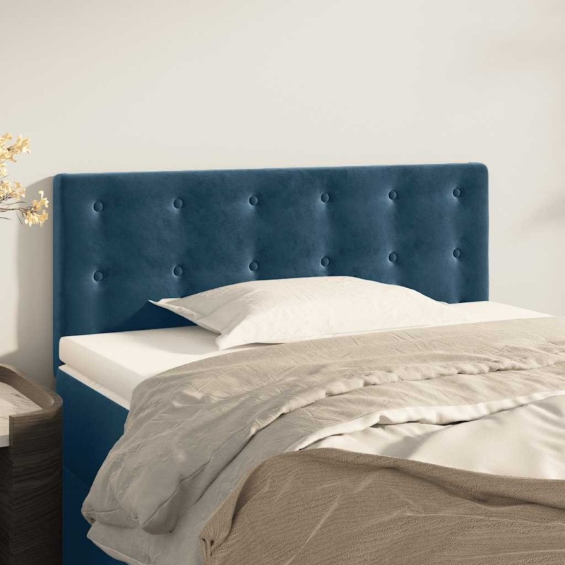 Tête de lit Bleu foncé 90x5x78/88 cm Velours 622024622024
