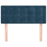 Tête de lit Bleu foncé 90x5x78/88 cm Velours 622024622024