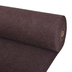 Tapis Marron 1,2 x 10 m Polyester 622026622026