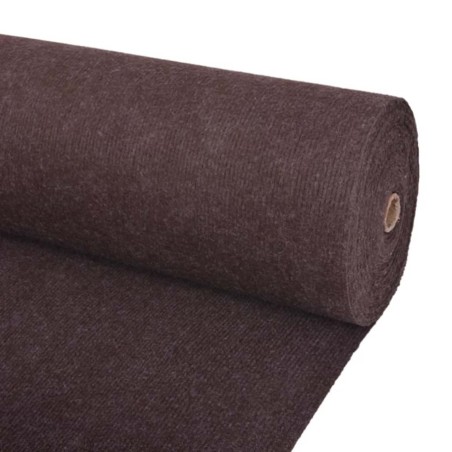Tapis Marron 1,2 x 10 m Polyester 622026622026