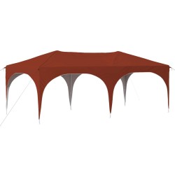 Tente de fête pop-up 575 x 288 x 245 cm Terre cuite 622037622037
