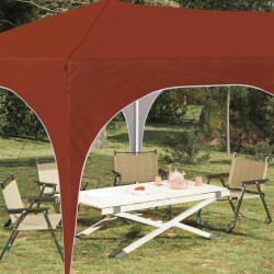 Tente de fête pop-up 575 x 288 x 245 cm Terre cuite 622037622037