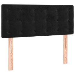 Tête de lit à LED Noir 100x5x78/88 cm Velours 622043622043