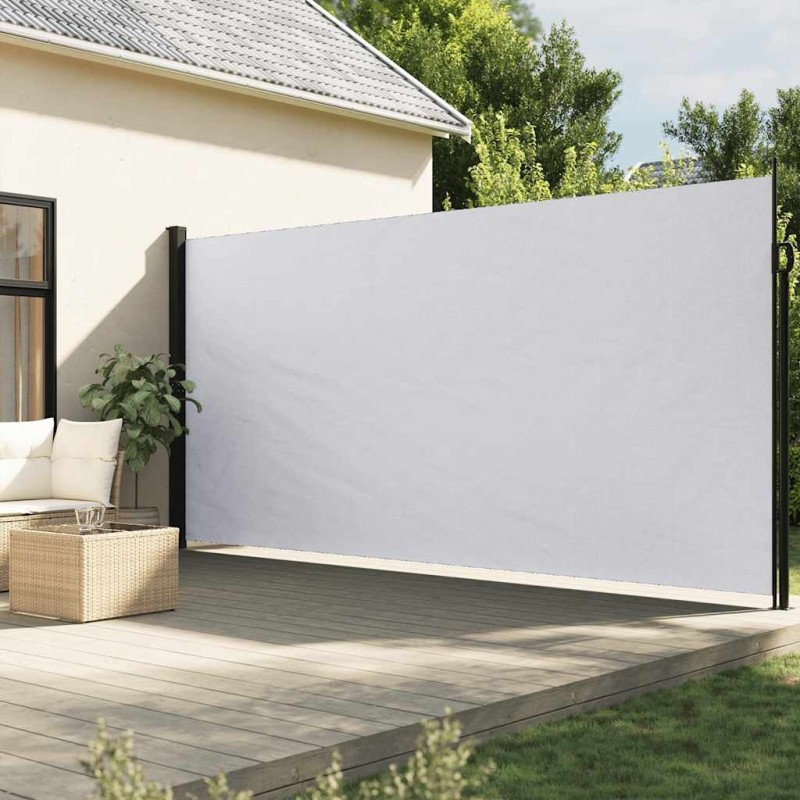 Auvent latéral rétractable blanc 200x500 cm 622044622044