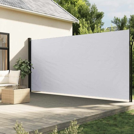 Auvent latéral rétractable blanc 200x500 cm 622044622044
