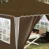 Tente de fête pop-up 288 x 288 x 245 cm Taupe Tissu Oxford 622050622050