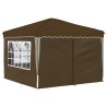 Tente de fête pop-up 288 x 288 x 245 cm Taupe Tissu Oxford 622050622050