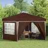 Tente de fête pop-up 288 x 288 x 245 cm Marron Tissu Oxford 622053622053
