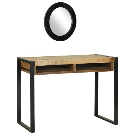 Table de Toilette avec étagère Marron Bois de manguier massif 622061622061