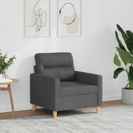 Fauteuil Gris foncé 60 cm Tissu 622063622063