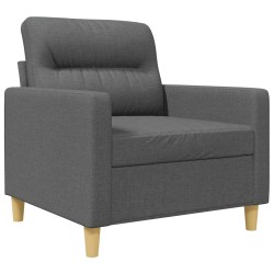 Fauteuil Gris foncé 60 cm Tissu 622063622063