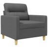 Fauteuil Gris foncé 60 cm Tissu 622063622063