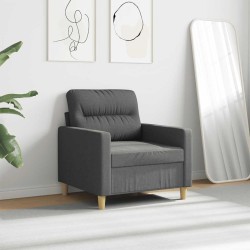 Fauteuil Gris foncé 60 cm Tissu 622063622063