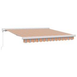 Auvent rétractable Multicolore 300 x 250 cm Toile et Aluminium 622067622067