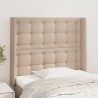 Tête de lit avec oreilles Cappuccino 103x16x118/128 cm 622072622072