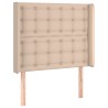 Tête de lit avec oreilles Cappuccino 103x16x118/128 cm 622072622072