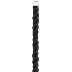Corde Noir 0,6 x 0,6 x 10000 cm Coton 622078622078