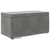 Tabouret Gris foncé 81 x 41 x 40 cm Velours et Bois Composite 622080622080