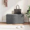 Tabouret Gris foncé 81 x 41 x 40 cm Velours et Bois Composite 622080622080