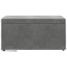 Tabouret Gris foncé 81 x 41 x 40 cm Velours et Bois Composite 622080622080