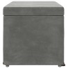 Tabouret Gris foncé 81 x 41 x 40 cm Velours et Bois Composite 622080622080