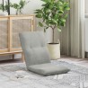 Fauteuil de sol ajustable Gris clair Velours 622086622086