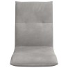 Fauteuil de sol ajustable Gris clair Velours 622086622086