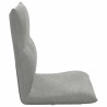 Fauteuil de sol ajustable Gris clair Velours 622086622086