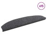 Tapis d'escalier auto-adhésifs 15 pcs Gris foncé 622088622088