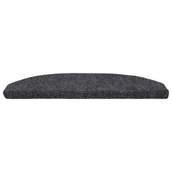 Tapis d'escalier auto-adhésifs 15 pcs Gris foncé 622088622088
