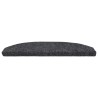 Tapis d'escalier auto-adhésifs 15 pcs Gris foncé 622088622088