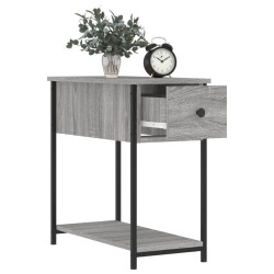 Tables de chevet 2 pcs sonoma gris 30x60x60cm bois d'ingénierie 622089622089