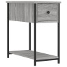 Tables de chevet 2 pcs sonoma gris 30x60x60cm bois d'ingénierie 622089622089