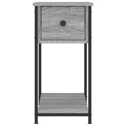 Tables de chevet 2 pcs sonoma gris 30x60x60cm bois d'ingénierie 622089622089