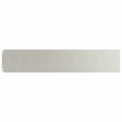 Bordure de Pelouse 10 pcs 20 x 103 cm Acier inoxydable Argenté 622094622094