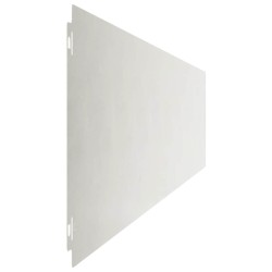 Bordure de Pelouse 10 pcs 20 x 103 cm Acier inoxydable Argenté 622094622094
