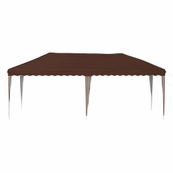 Tente de fête pop-up 575 x 290 x 245 cm Marron 622100622100