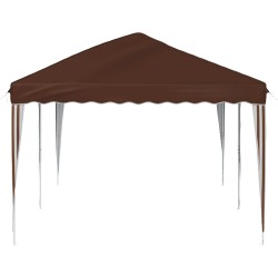 Tente de fête pop-up 575 x 290 x 245 cm Marron 622100622100