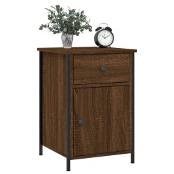 Tables de chevet 2pcs Chêne marron 40x42x60cm Bois d'ingénierie 622102622102