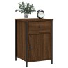 Tables de chevet 2pcs Chêne marron 40x42x60cm Bois d'ingénierie 622102622102