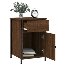Tables de chevet 2pcs Chêne marron 40x42x60cm Bois d'ingénierie 622102622102