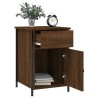 Tables de chevet 2pcs Chêne marron 40x42x60cm Bois d'ingénierie 622102622102