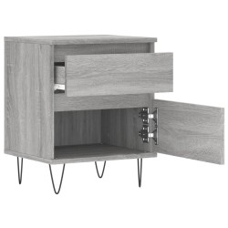 Tables de chevet 2 pcs sonoma gris 40x35x50 cm bois ingénierie 622103622103