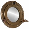 Miroir en forme de porthole mural Ø23 cm aluminium et verre 622104622104