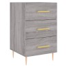 Table de chevet sonoma gris 40x40x66 cm bois d'ingénierie 622105622105