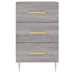 Table de chevet sonoma gris 40x40x66 cm bois d'ingénierie 622105622105
