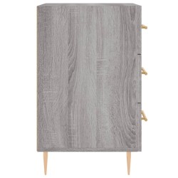Table de chevet sonoma gris 40x40x66 cm bois d'ingénierie 622105622105